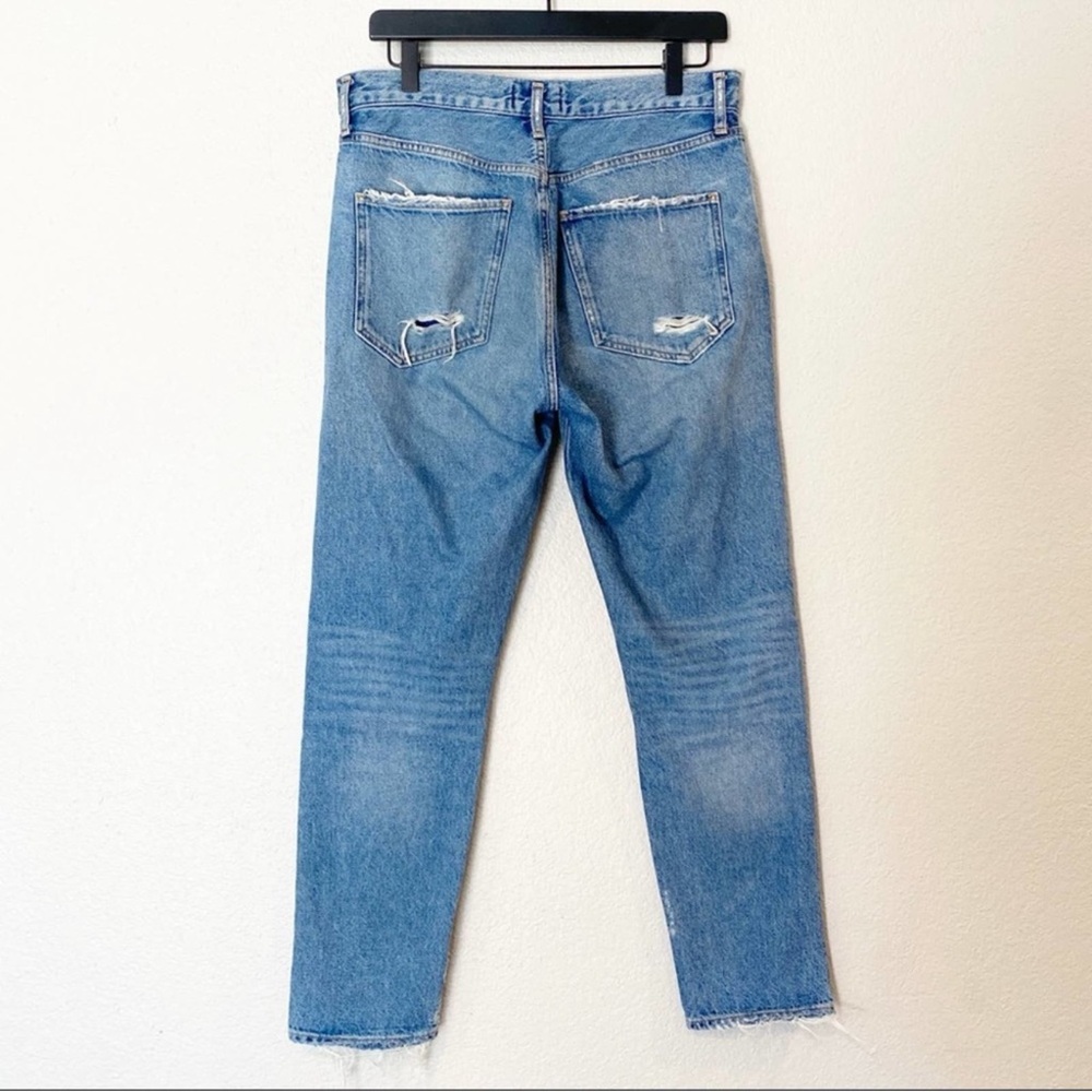 Agolde Jamie High Rise Classic Distressed Jeans Button Fly Size 28 - Picture 6 of 9